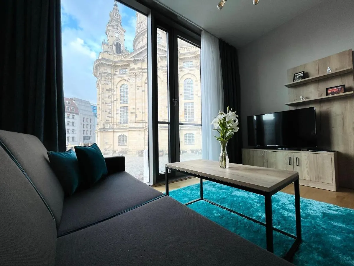 Panoramastudio Mit Blick Zur Frauenkirche Dresden Apartment